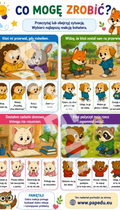 CO MOGĘ ZROBIĆ - Zwierzaki? – Emocje i wybory | Edukacyjne karty pracy PDF 113_co_moge_zrobic_-_zwierzaki_emocje_i_wybory_edukacyjne_karty_pracy_pdf1