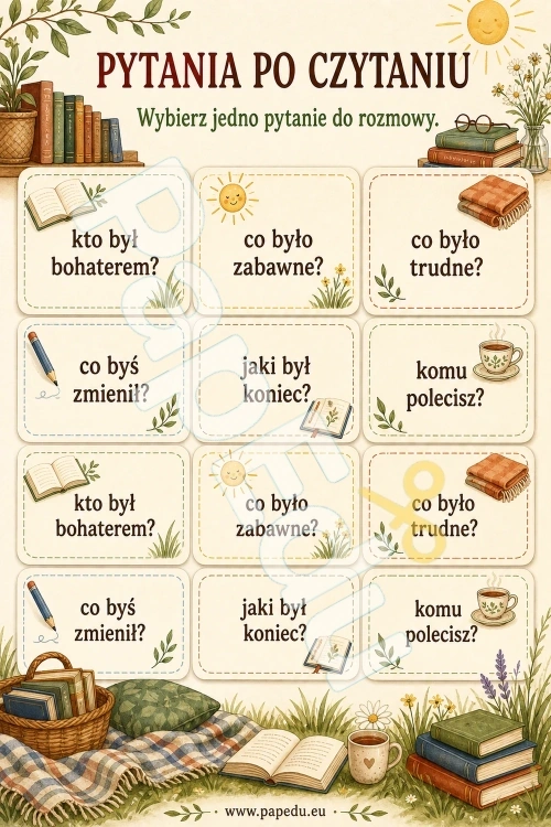 Rodzinne bingo czytelnicze bez słowa bingo – PDF do druku dla dzieci 00162-rodzinne-wyzwania-czytelnicze-2