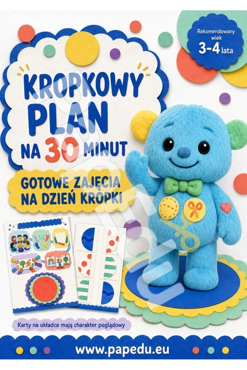 Kropkowy plan na 30 minut - gotowe zajęcia na Dzień Kropki - PDF do druku 3-4 lata 00397-kropkowy-plan-na-30-minut-dzien-kropki-1