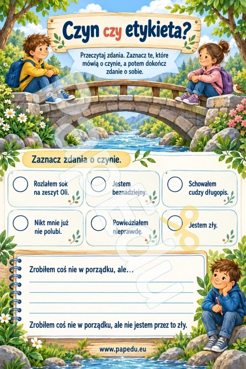 Zrobiłem coś nie w porządku – odpowiedzialność bez myśli „jestem zły” - PDF do druku 7–8 lat 00509-zrobilem-cos-nie-w-porzadku-odpowiedzialnosc-bez-mysli-jestem-zly-2