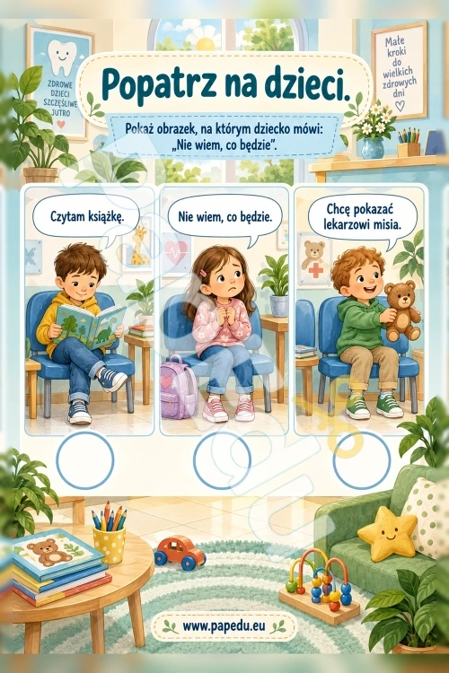 Idziemy do lekarza – oswajam badanie i dotyk medyczny - PDF do druku 3–4 lata 00547-idziemy-do-lekarza-oswajam-badanie-i-dotyk-medyczny-2
