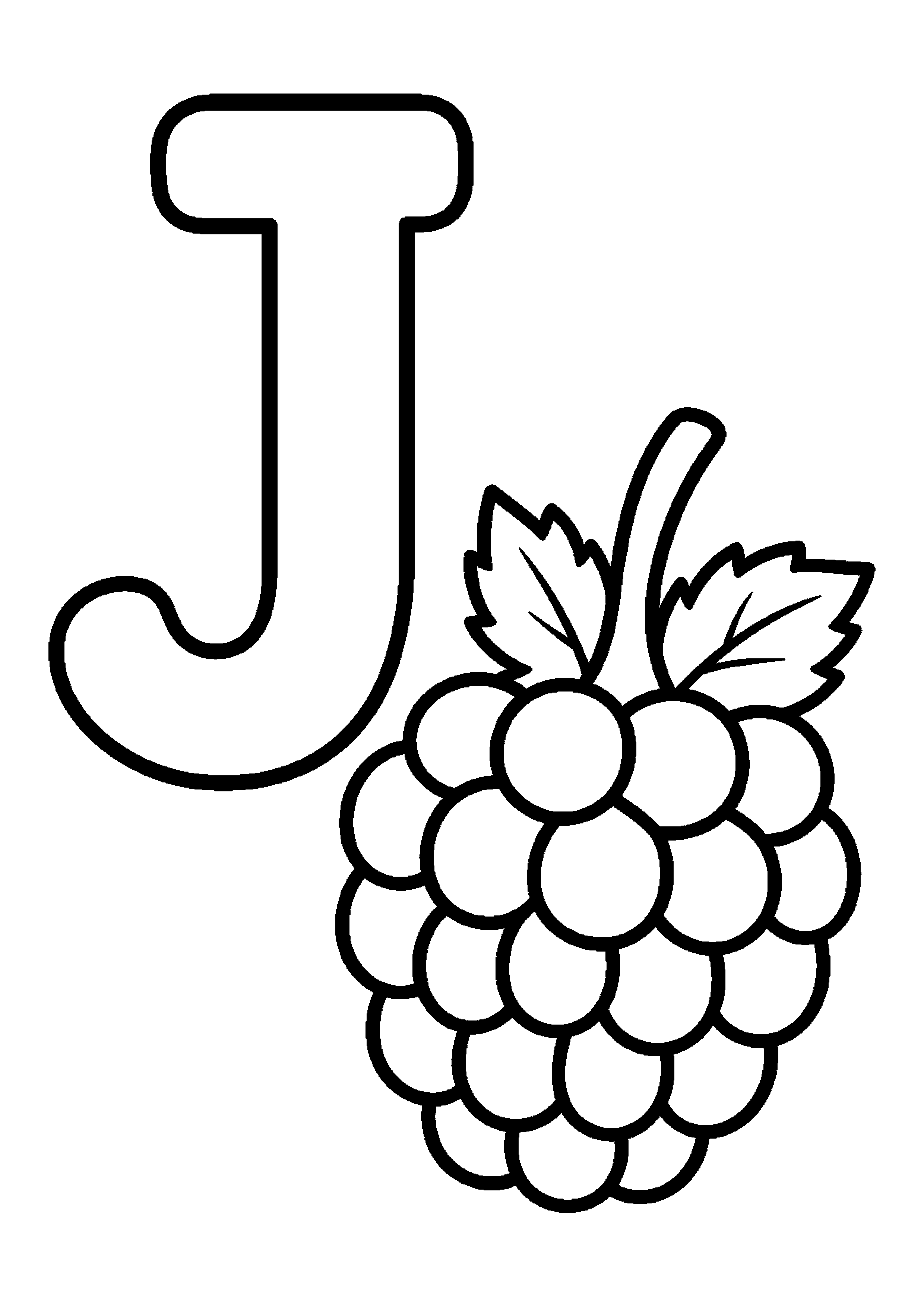 Duża litera j i jeżyny