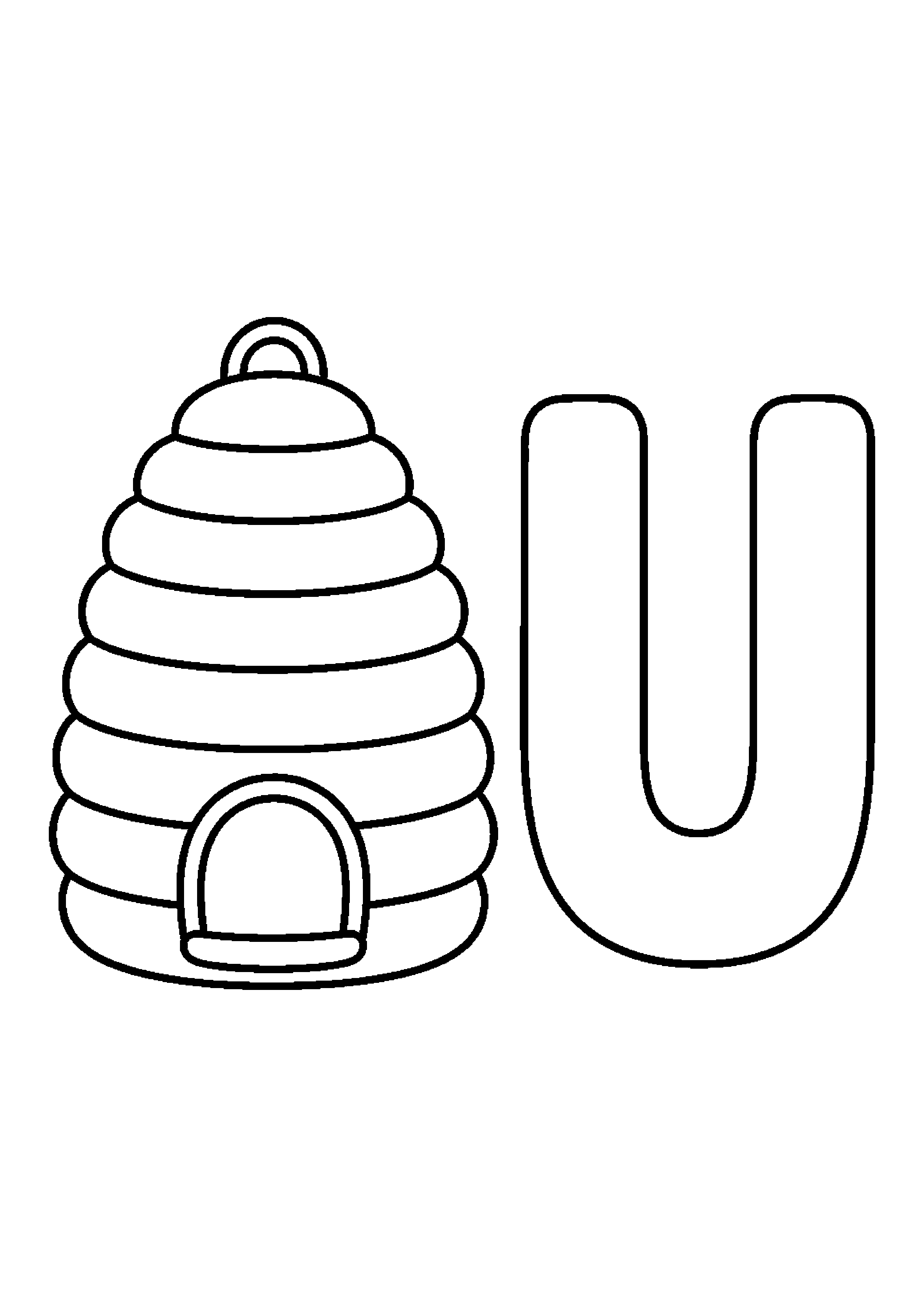 Ul obok litery u