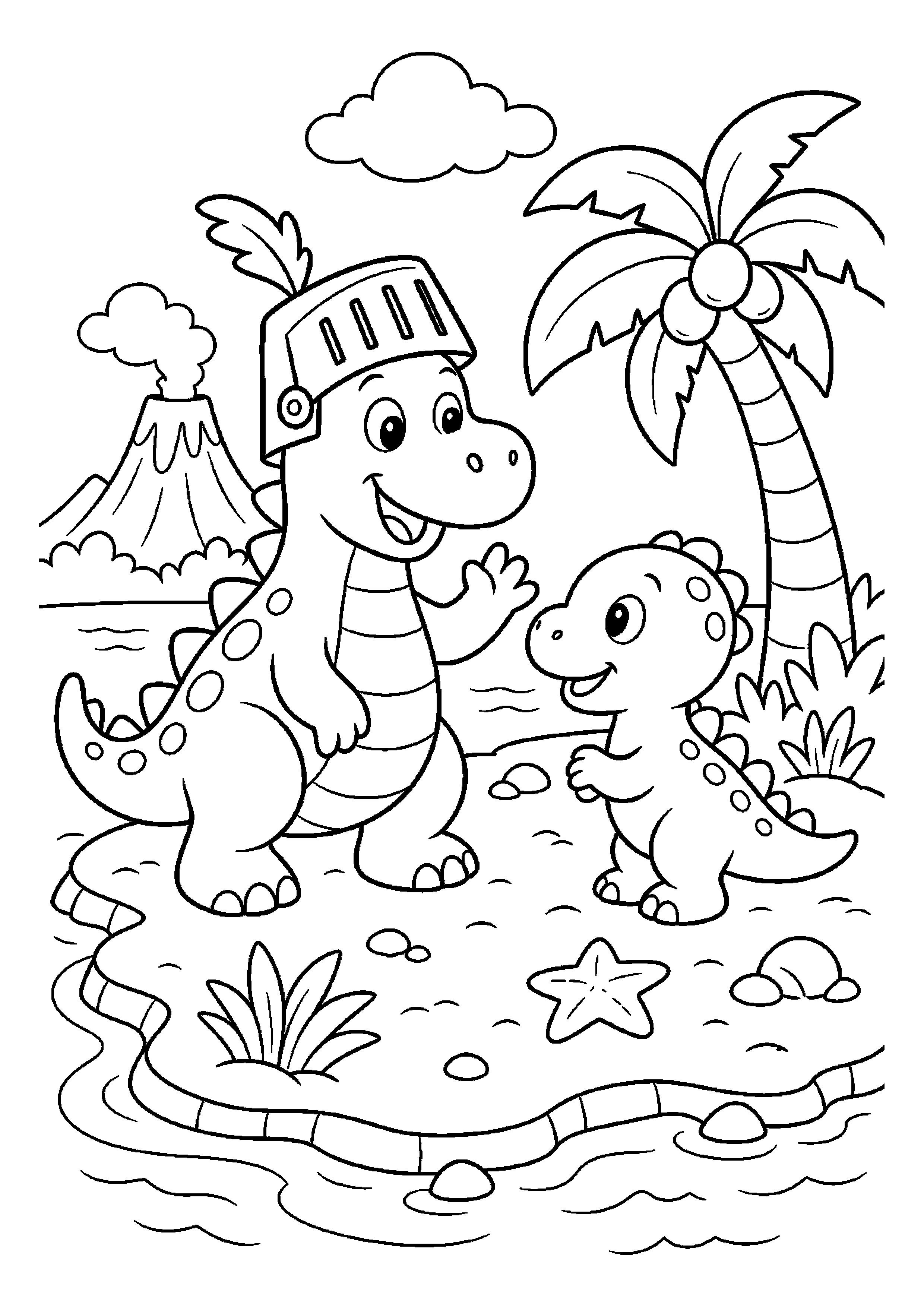 Dinozaur rycerz – spotyka przyjaciela