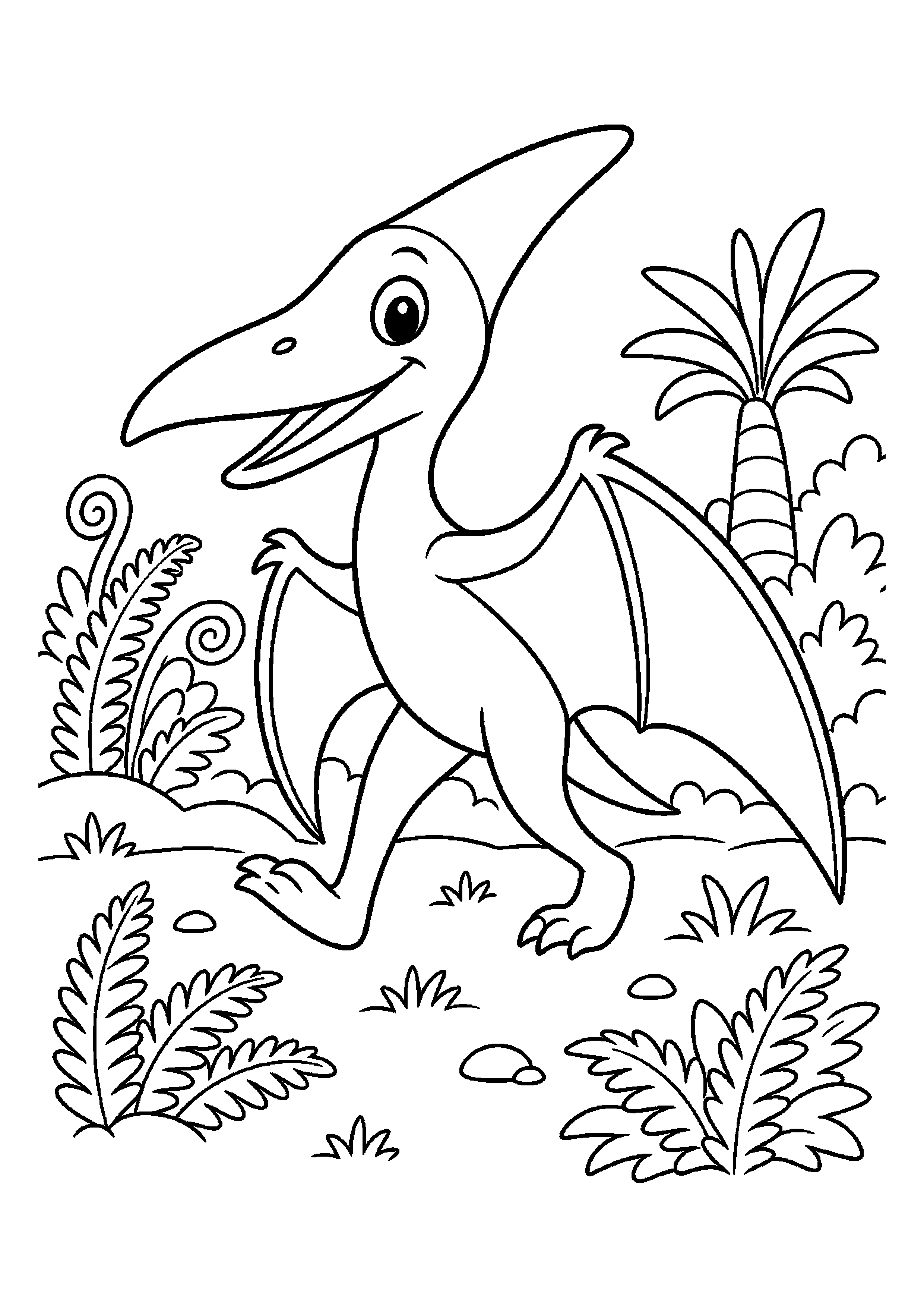 Pterodaktyl – spaceruje