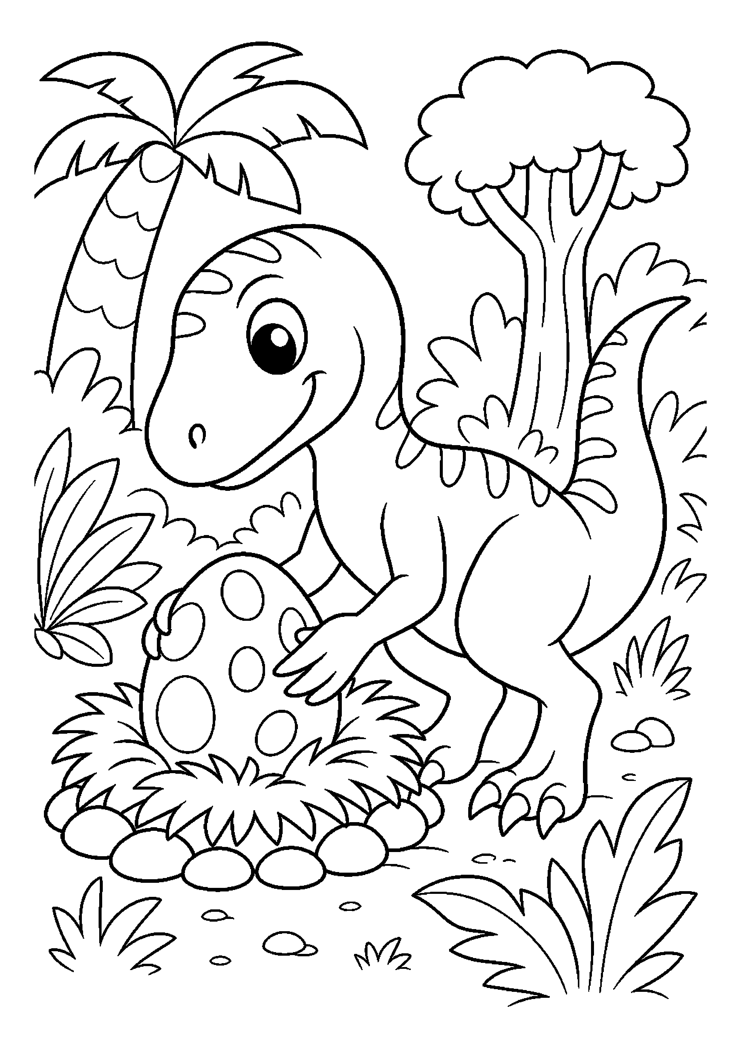 Welociraptor – opiekuje się jajkiem