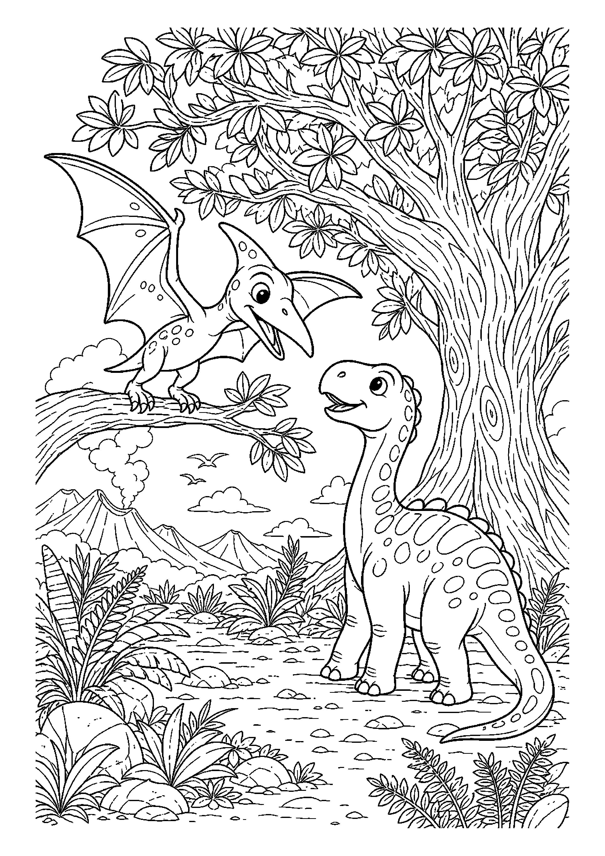 Pterodaktyl podczas niezwykłej przygody