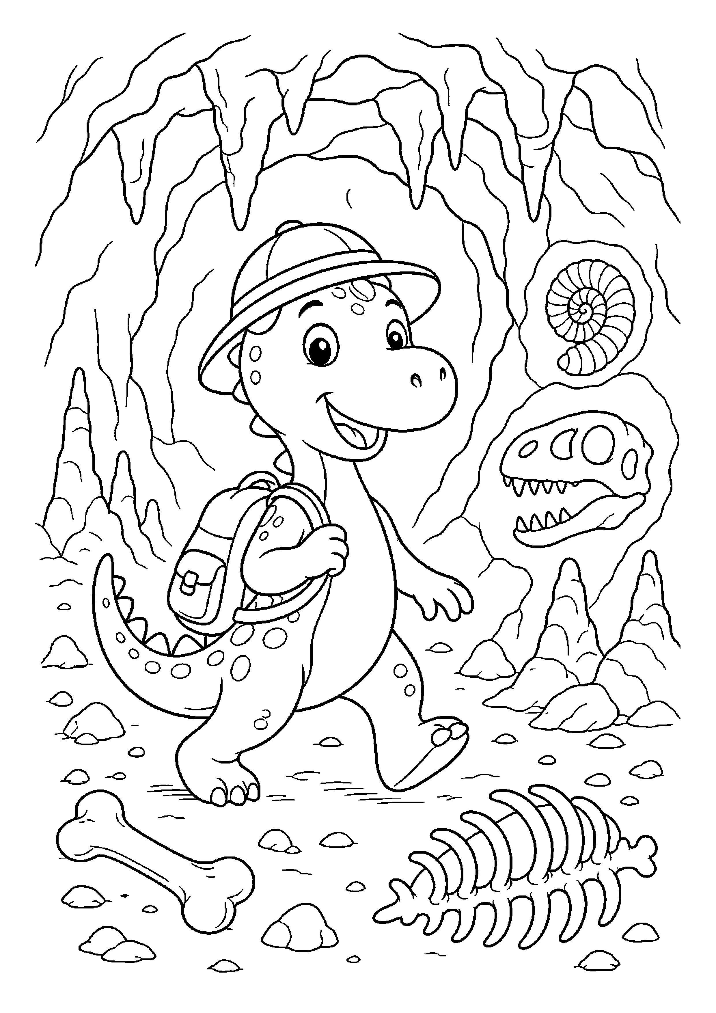 Dinozaur odkrywca podczas niezwykłej przygody
