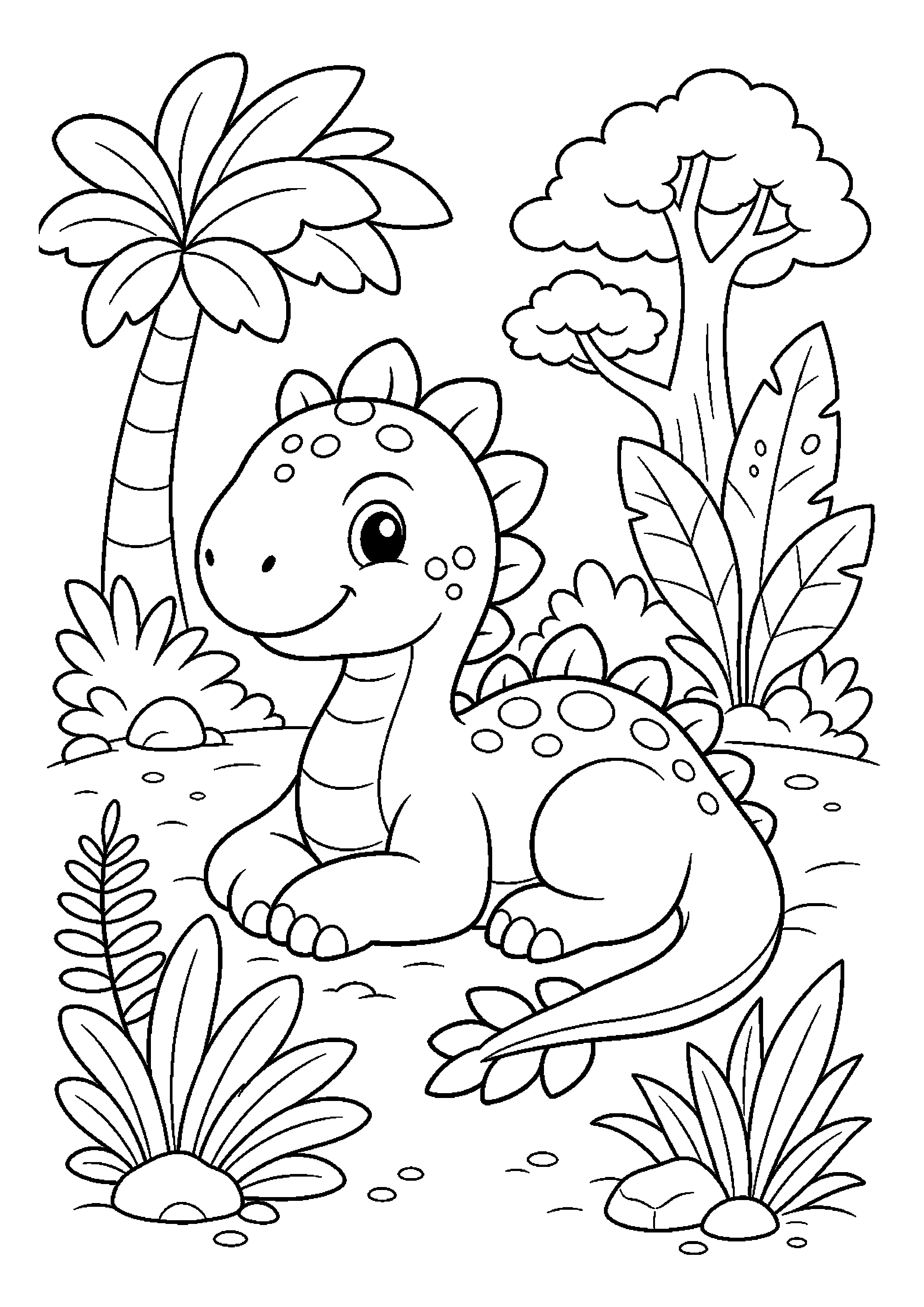 Mały dinozaur – odpoczywa