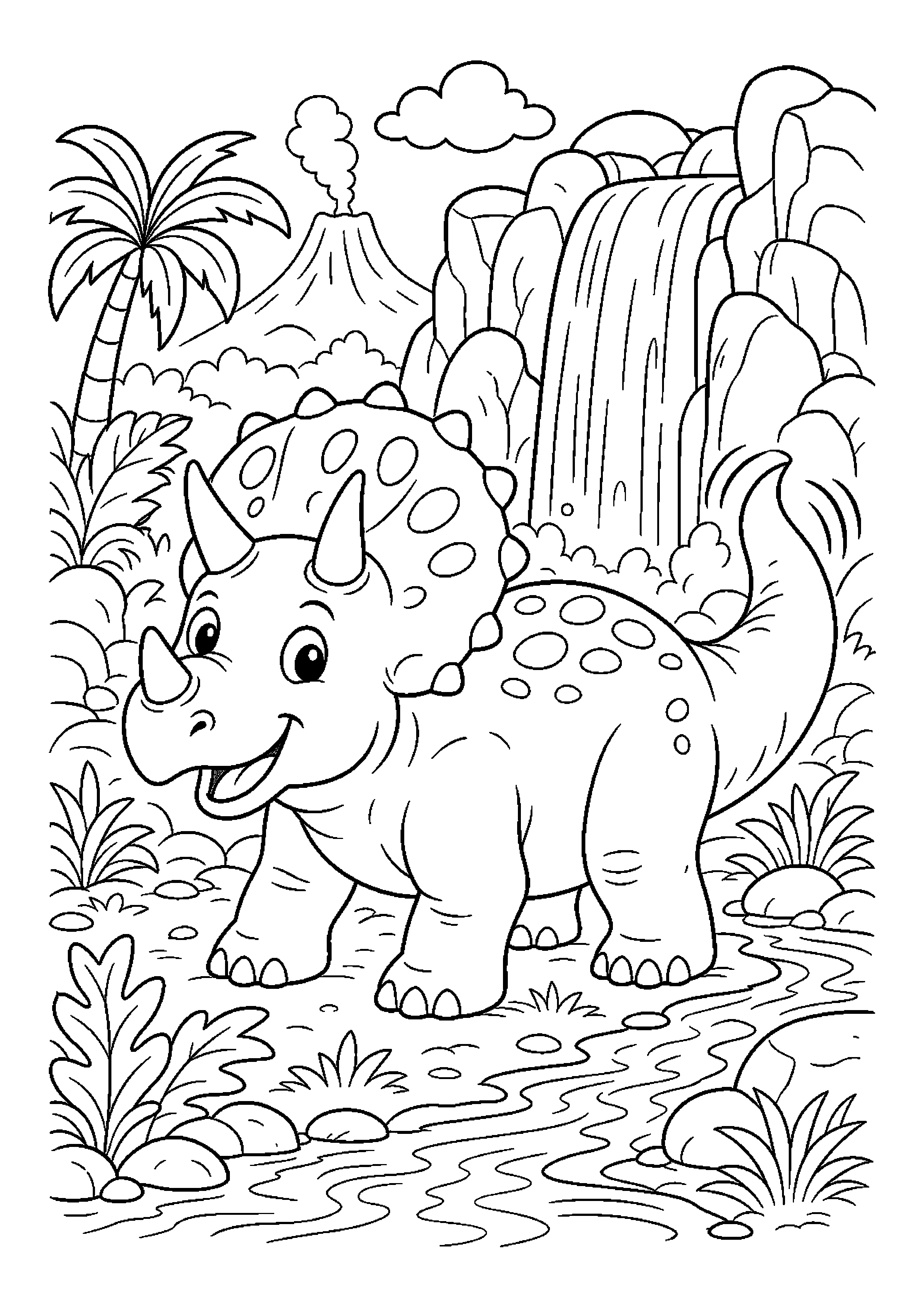 Triceratops – macha ogonem