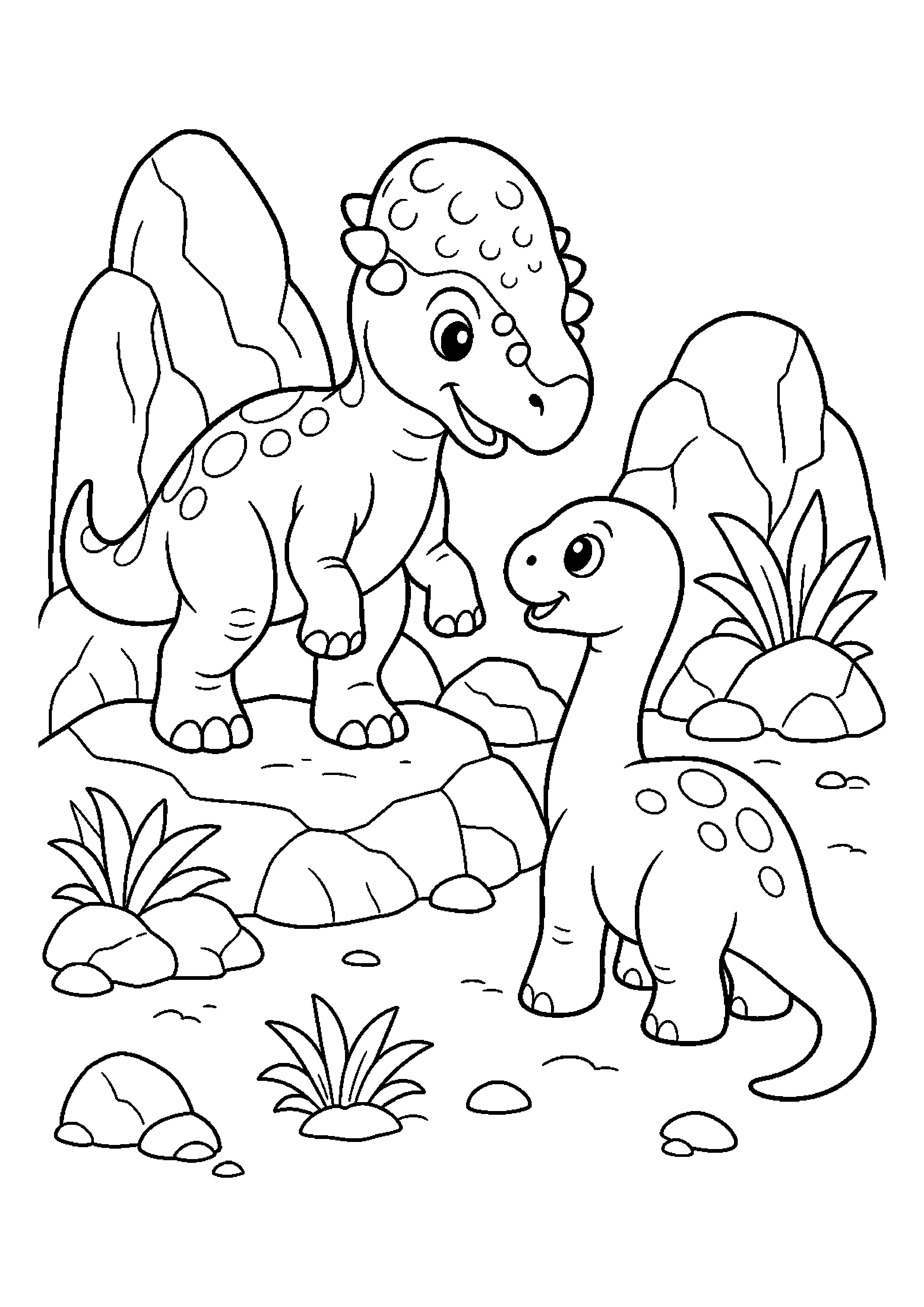 Pachycefalozaur – spotyka przyjaciela