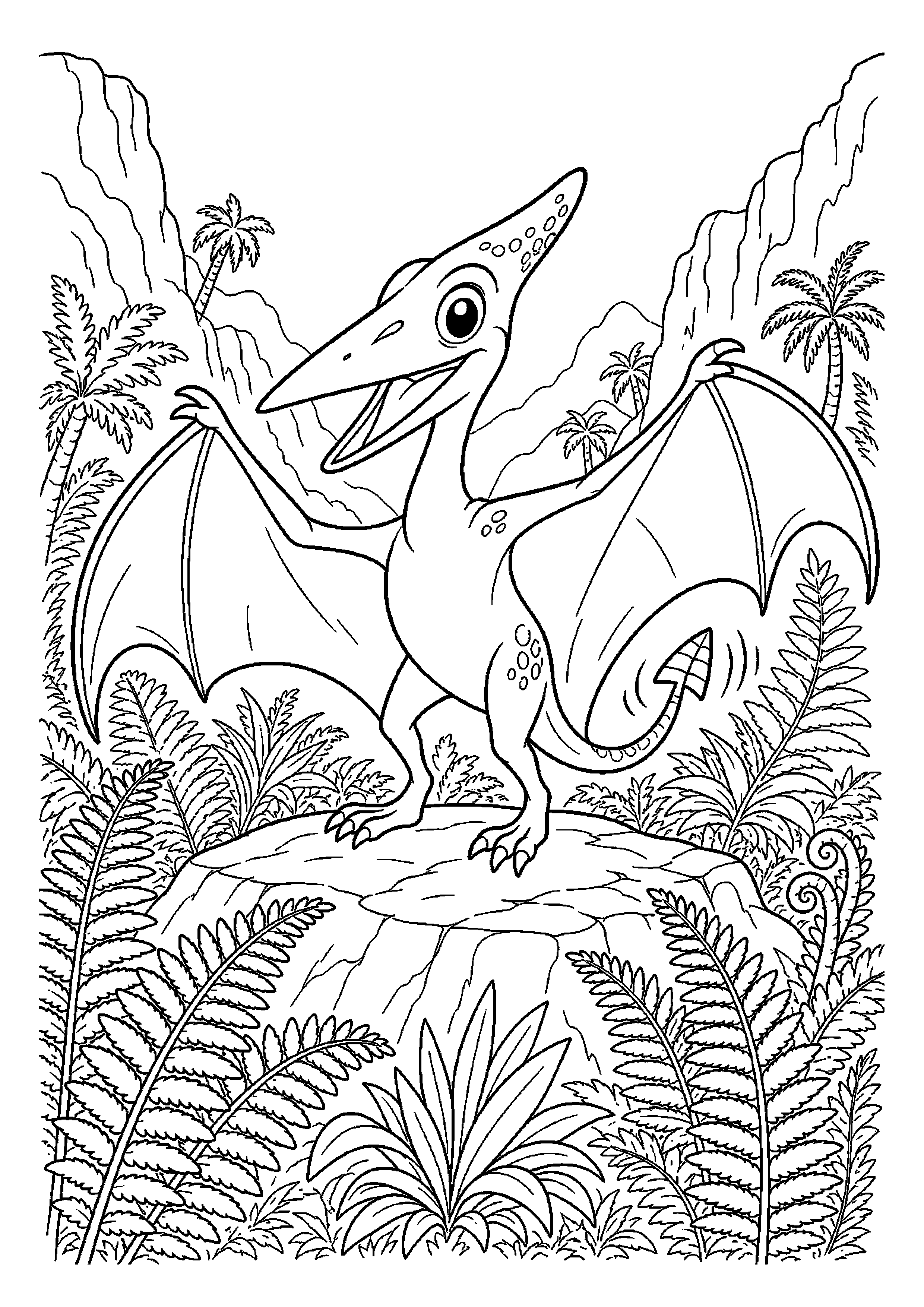 Pterodaktyl w dolinie paproci