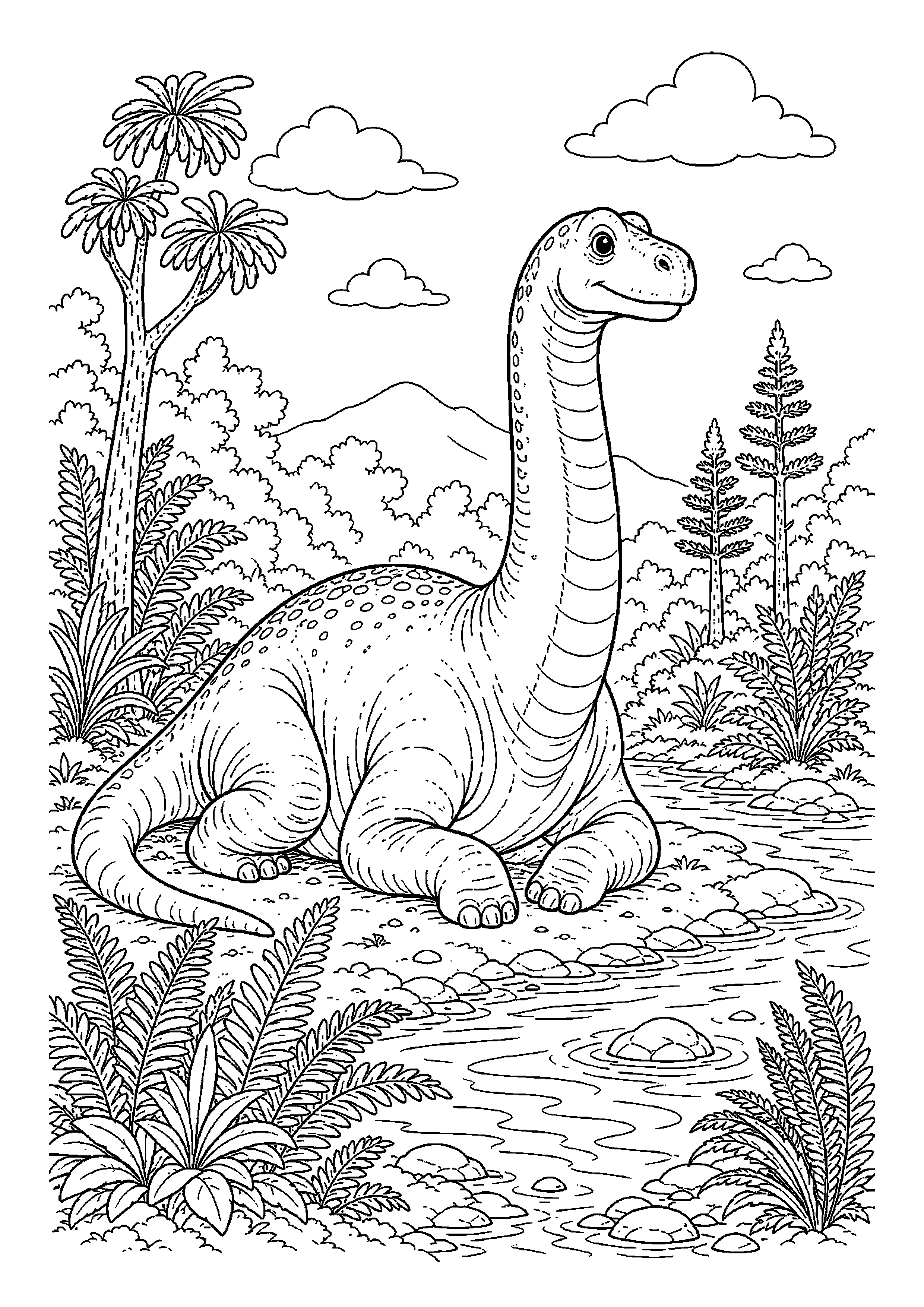 Brachiozaur podczas niezwykłej przygody