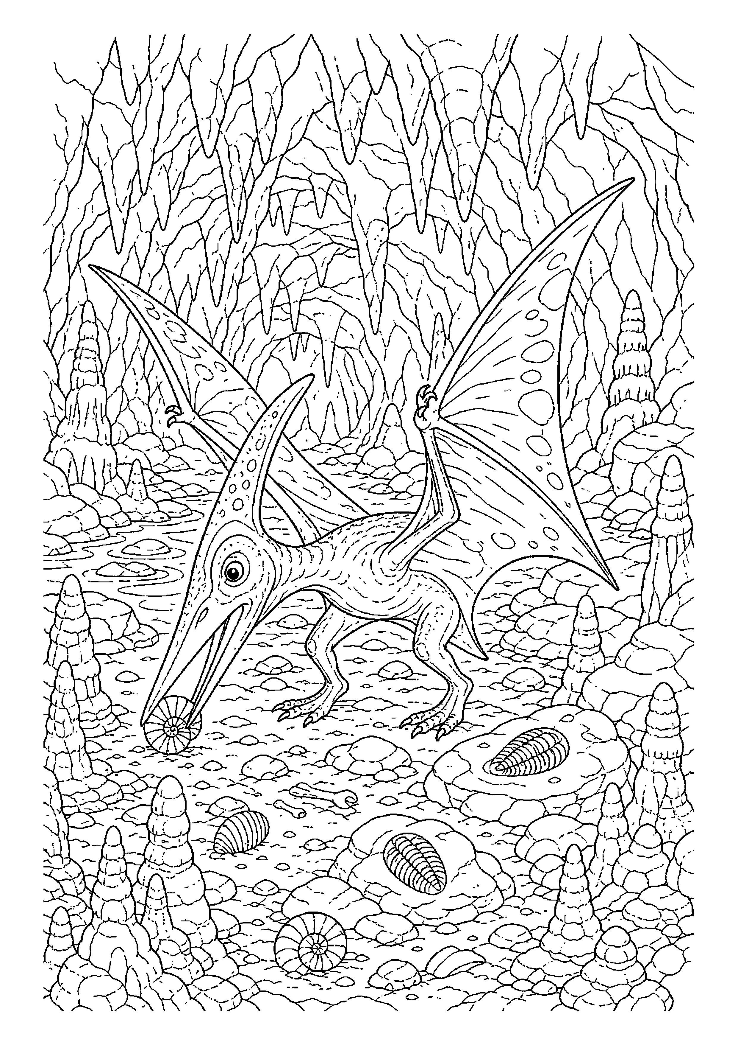 Pterodaktyl podczas niezwykłej przygody