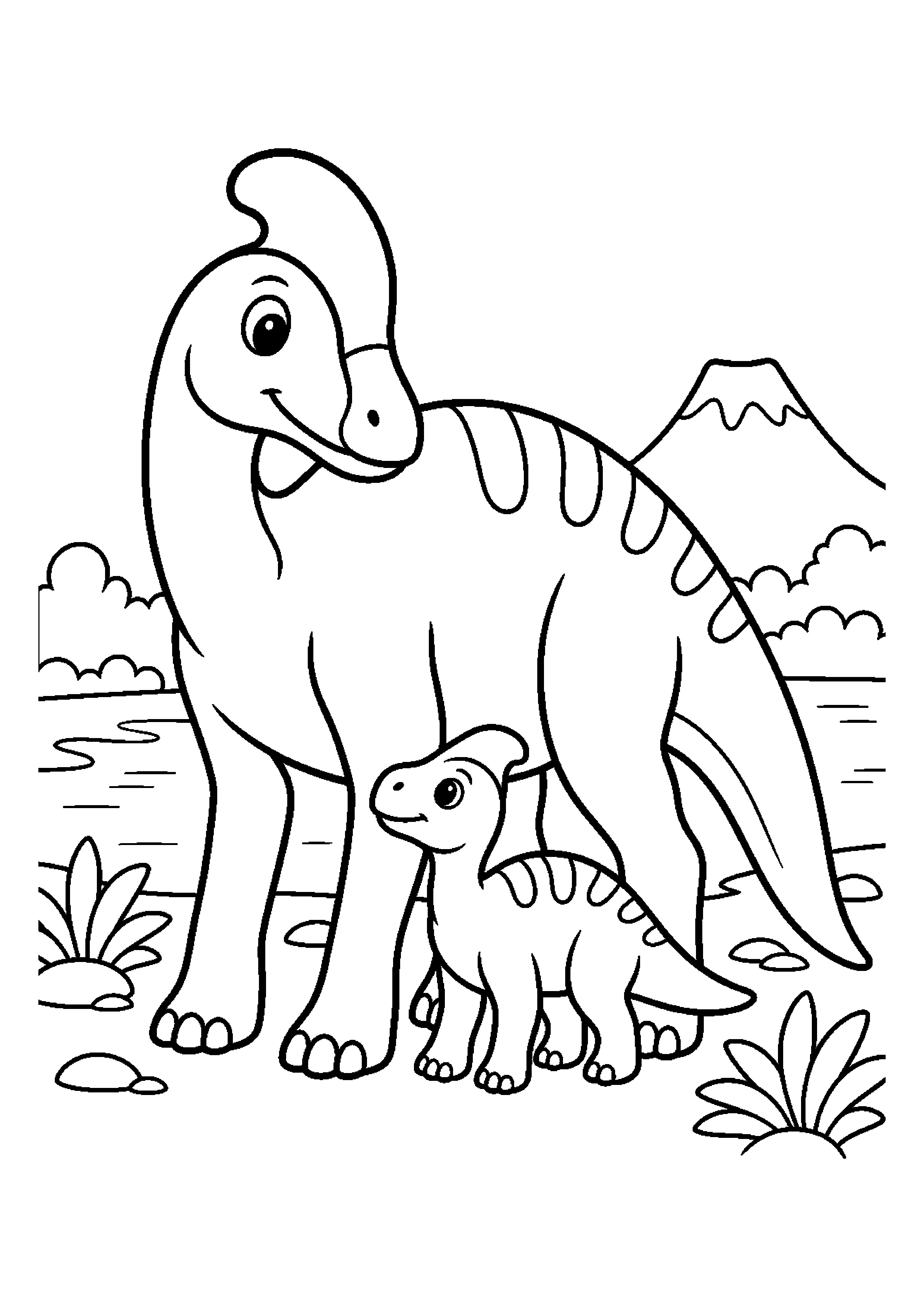 Muttaburazaur chroni młodego dinozaura