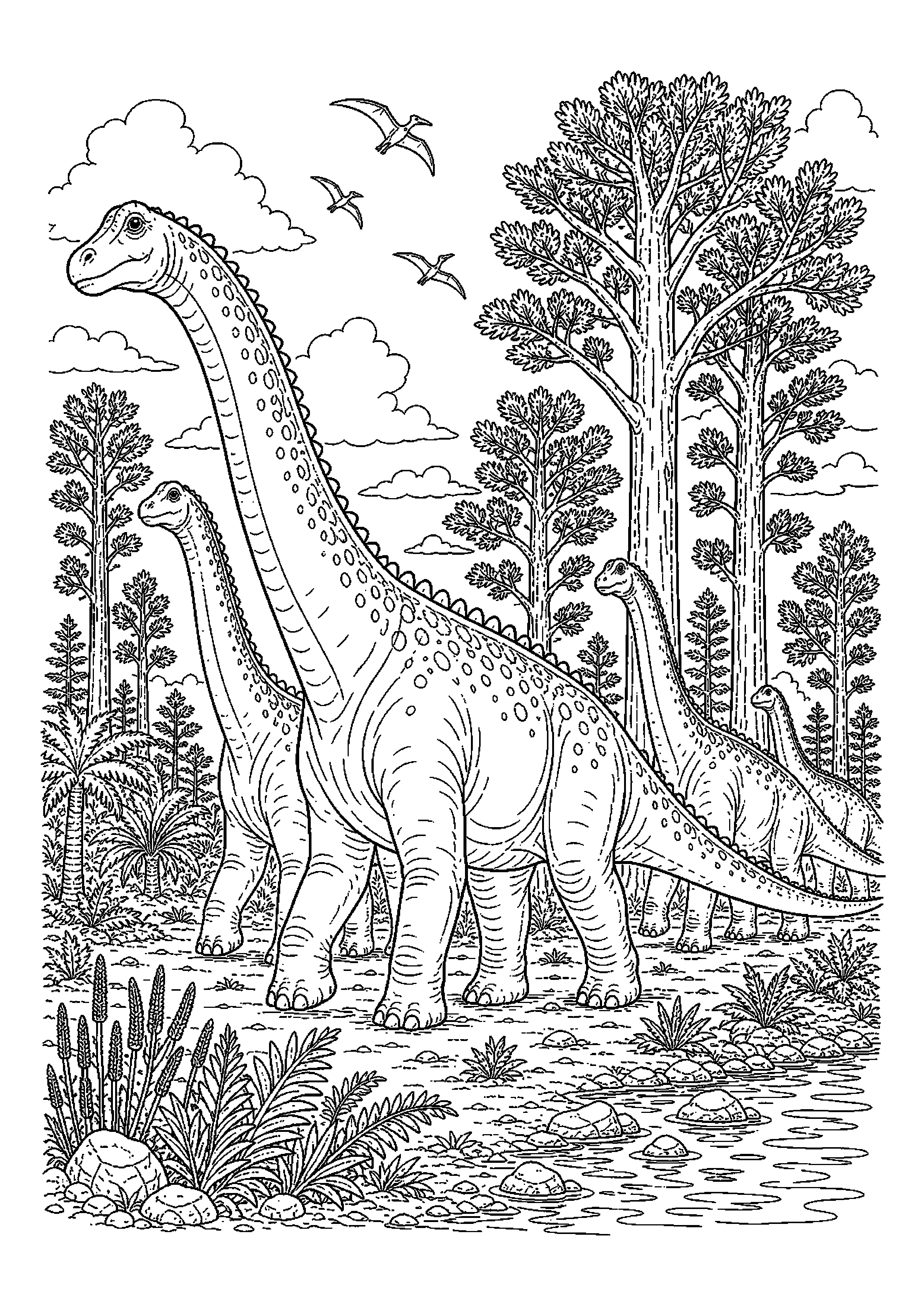 Kamarazaur wędruje razem ze stadem