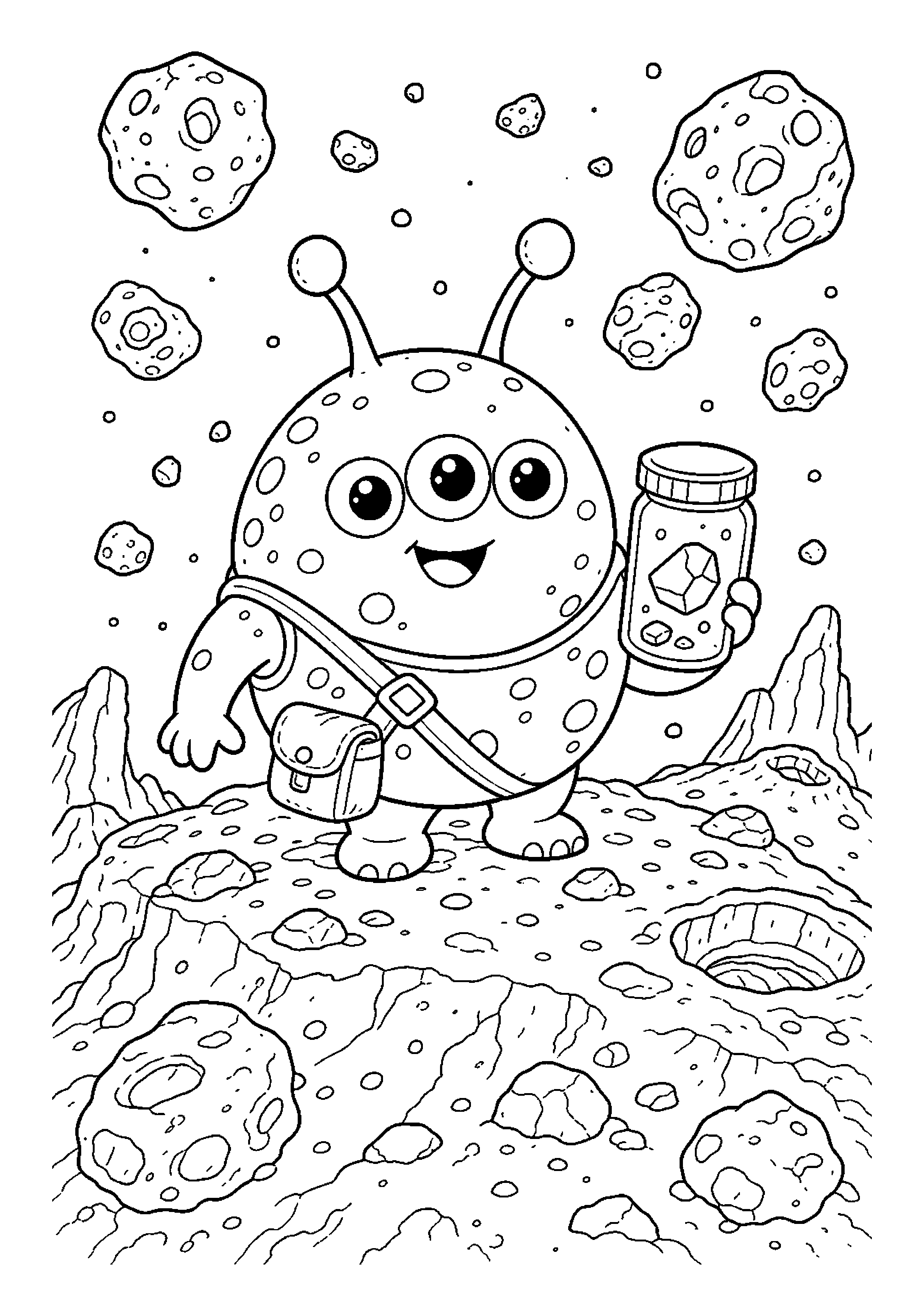 Przyjazny kosmita – bada planetę