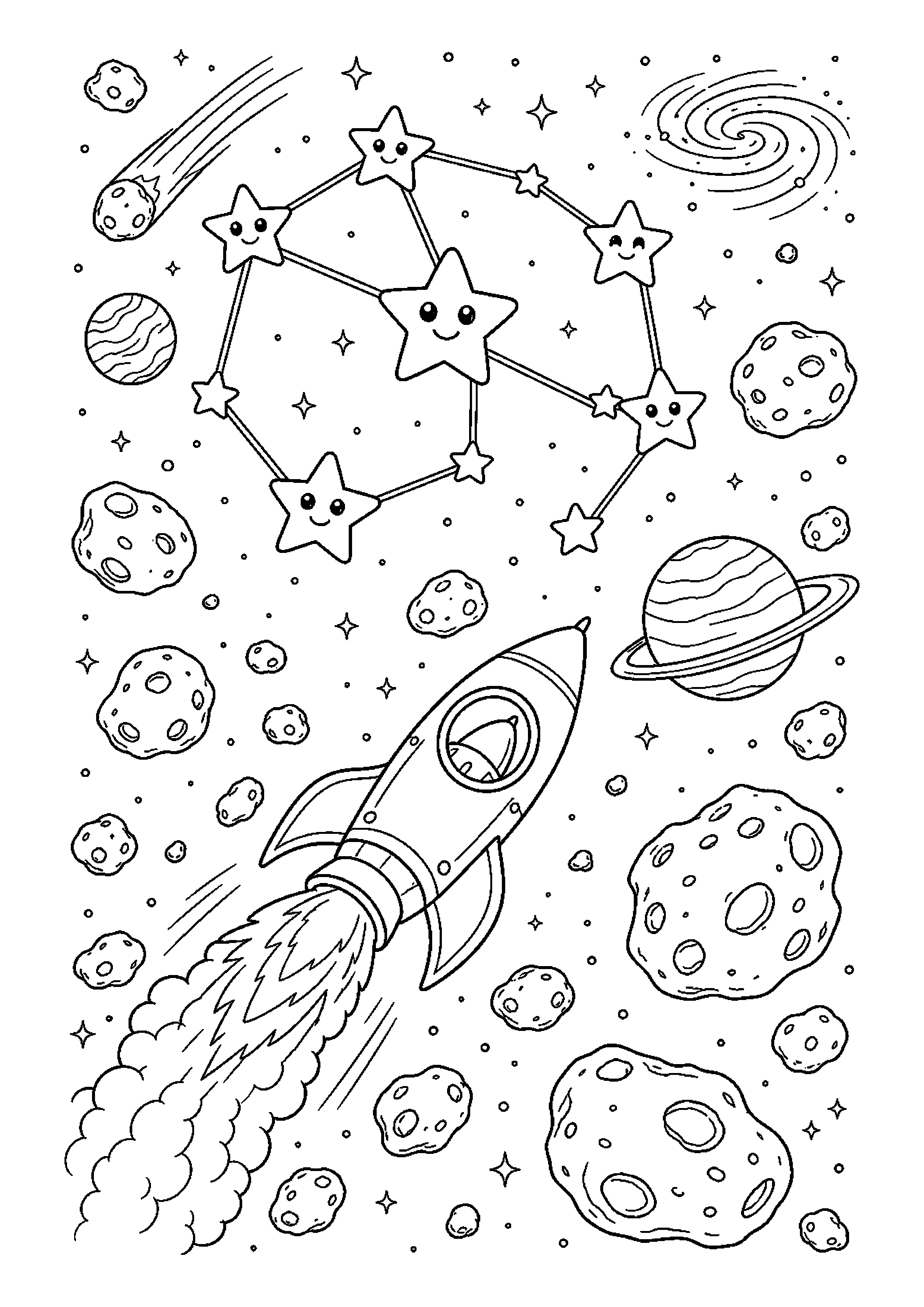 Gwiazdozbiór w pasie asteroid
