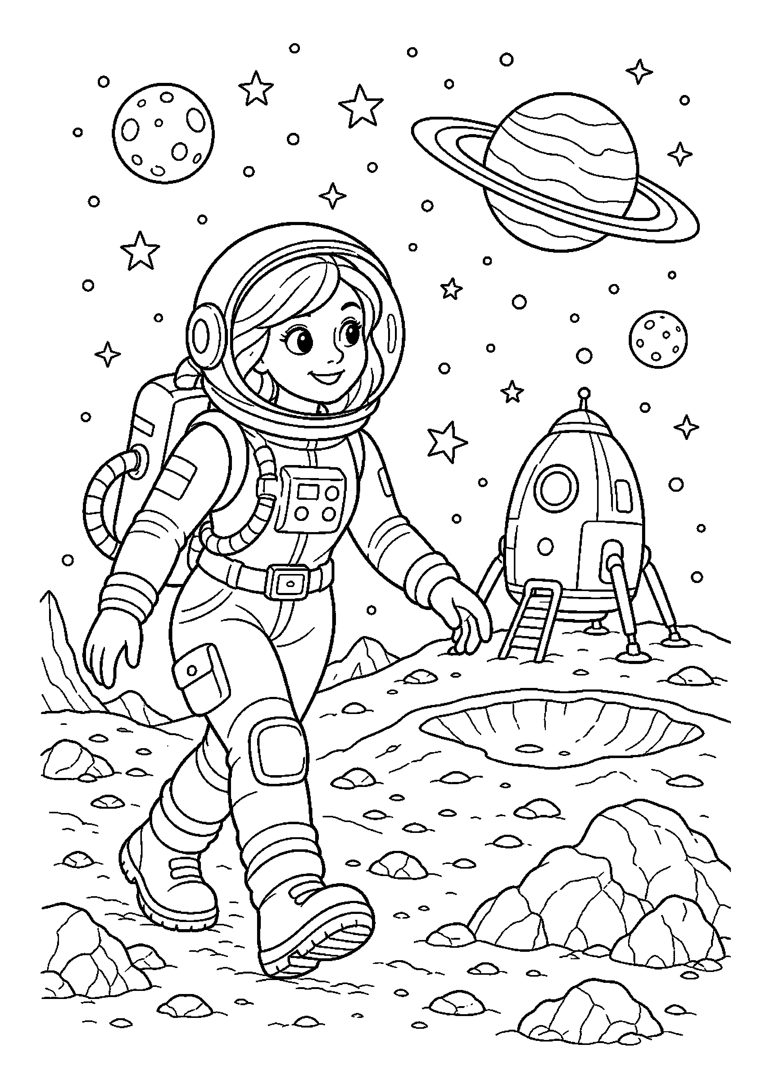 Astronautka – bada planetę