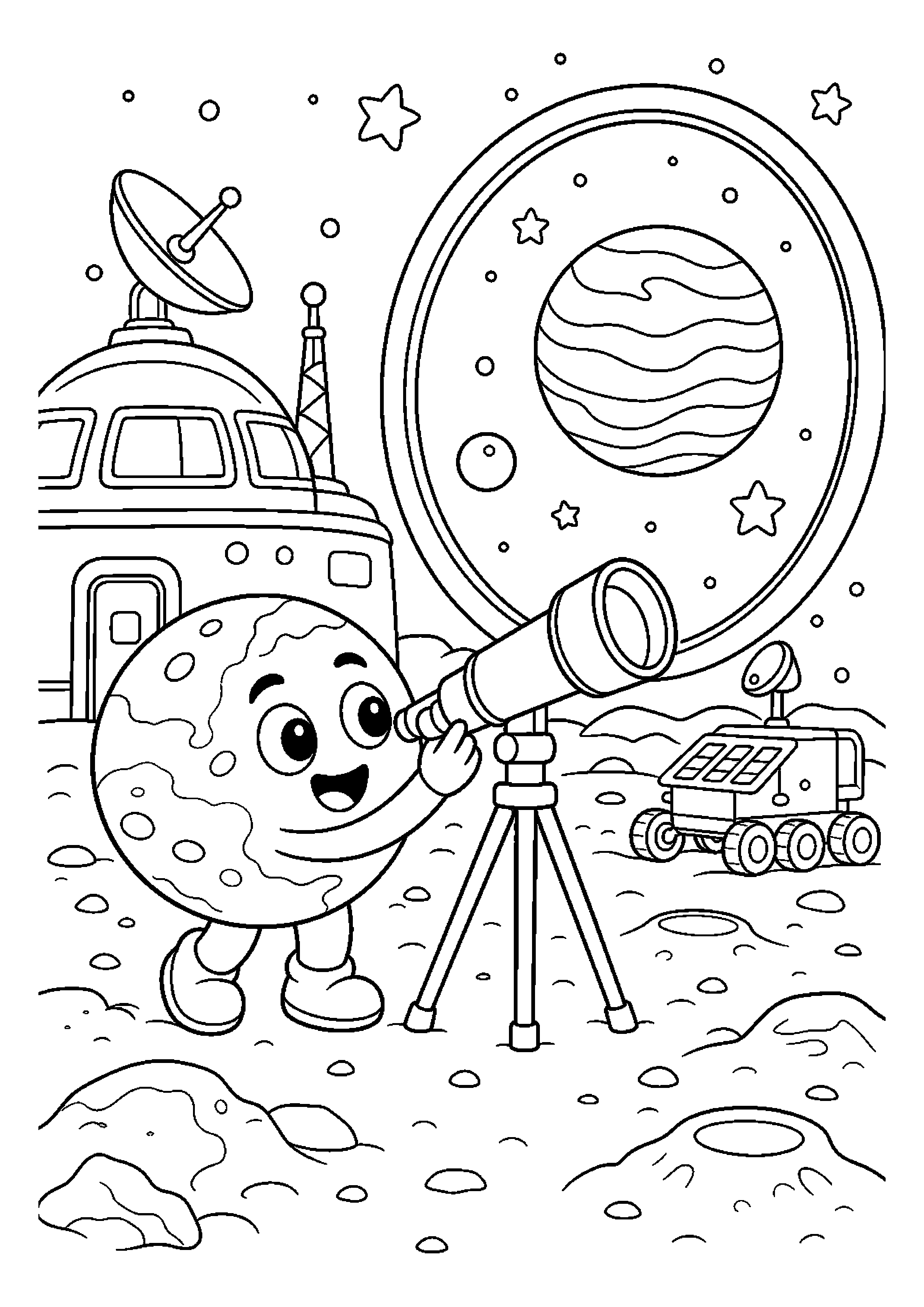 Mars w ciekawej scenerii