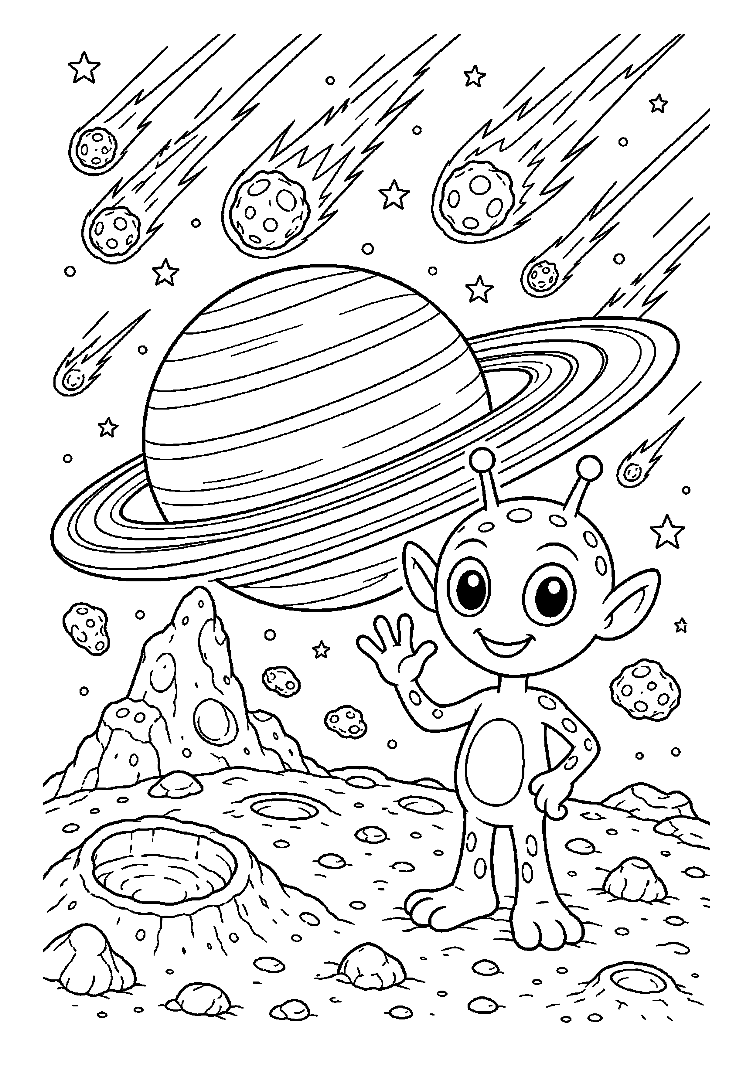 Deszcz meteorów – spotyka kosmitę