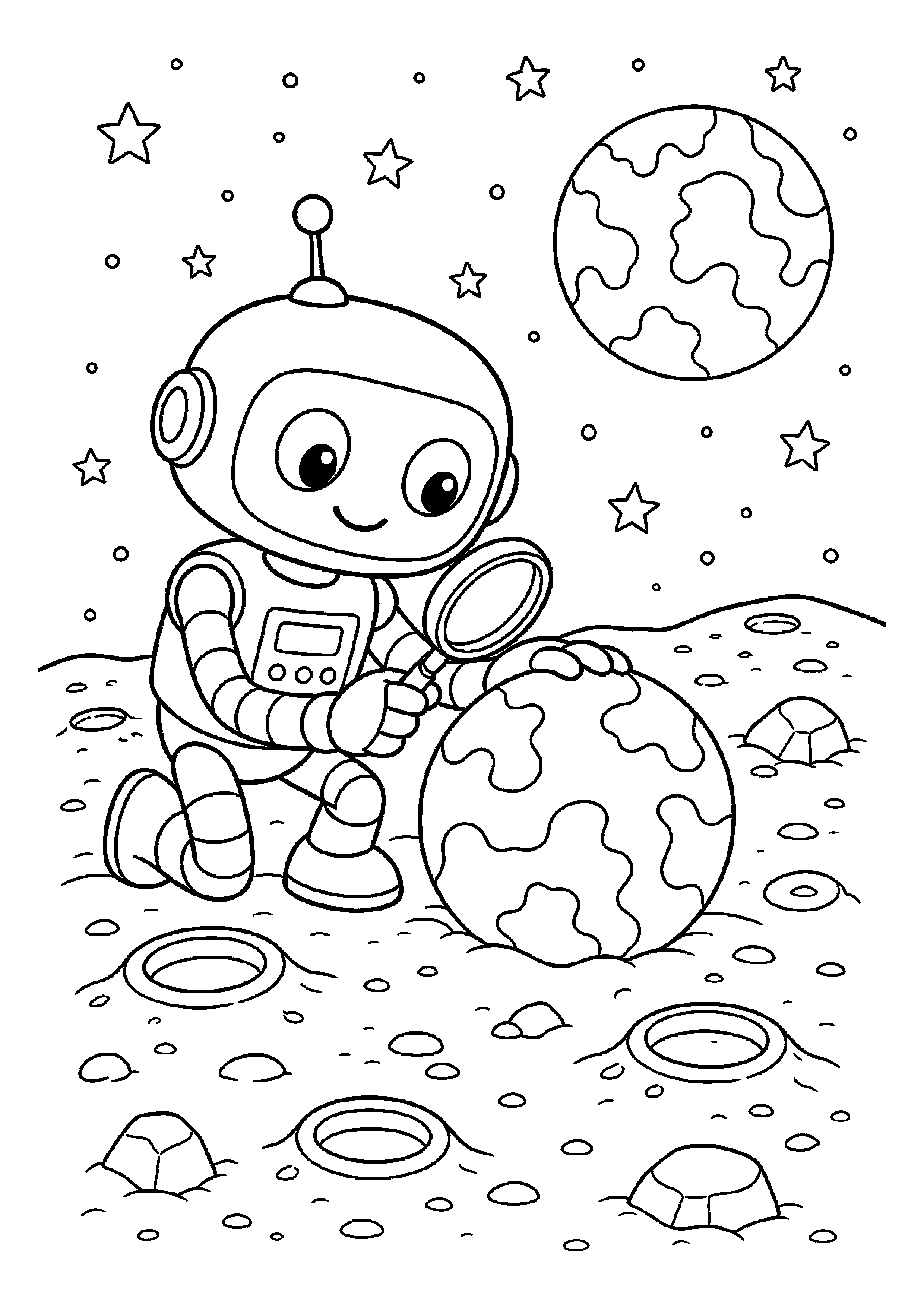 Robot kosmiczny – bada planetę