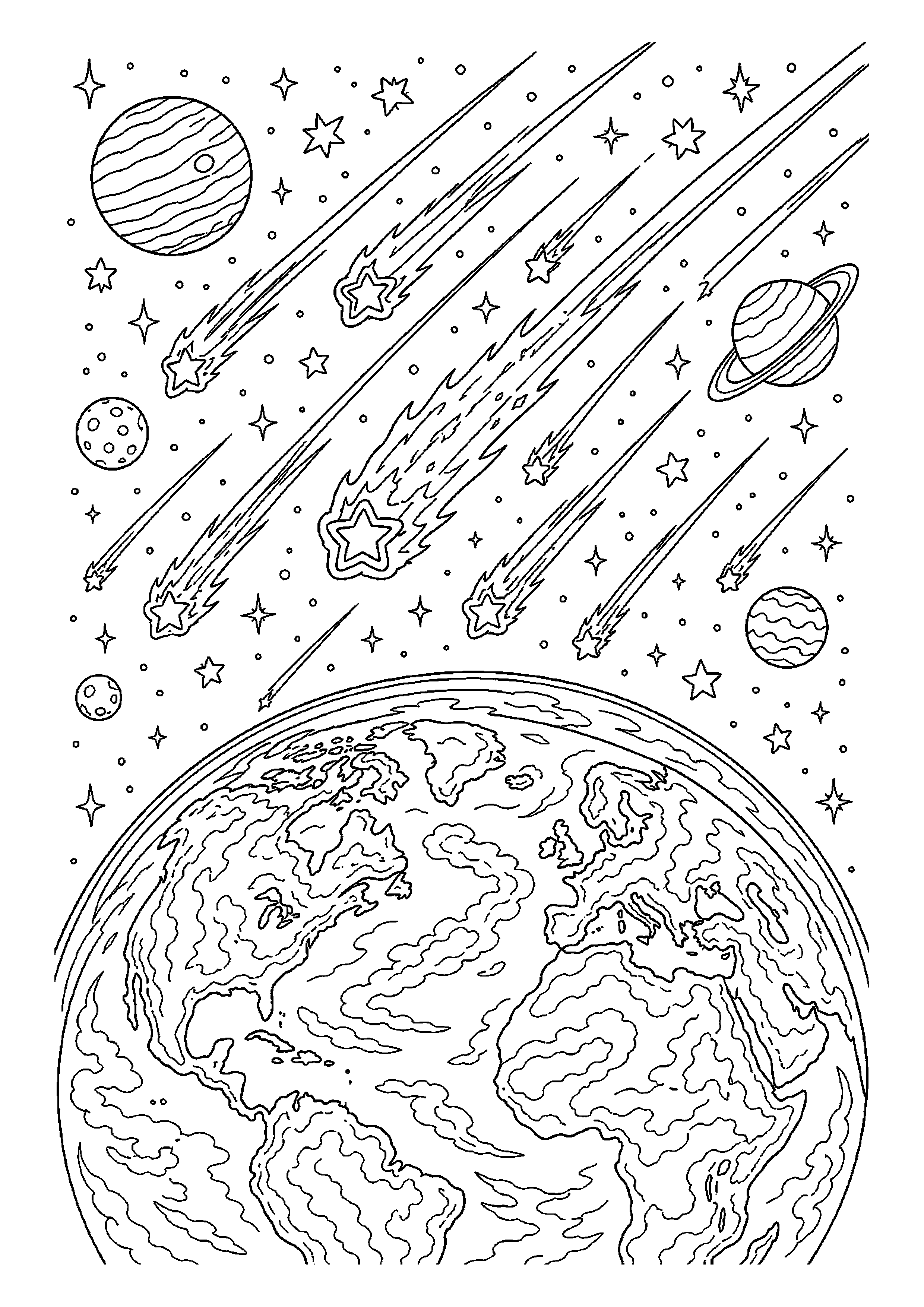Deszcz meteorów – obserwuje gwiazdy