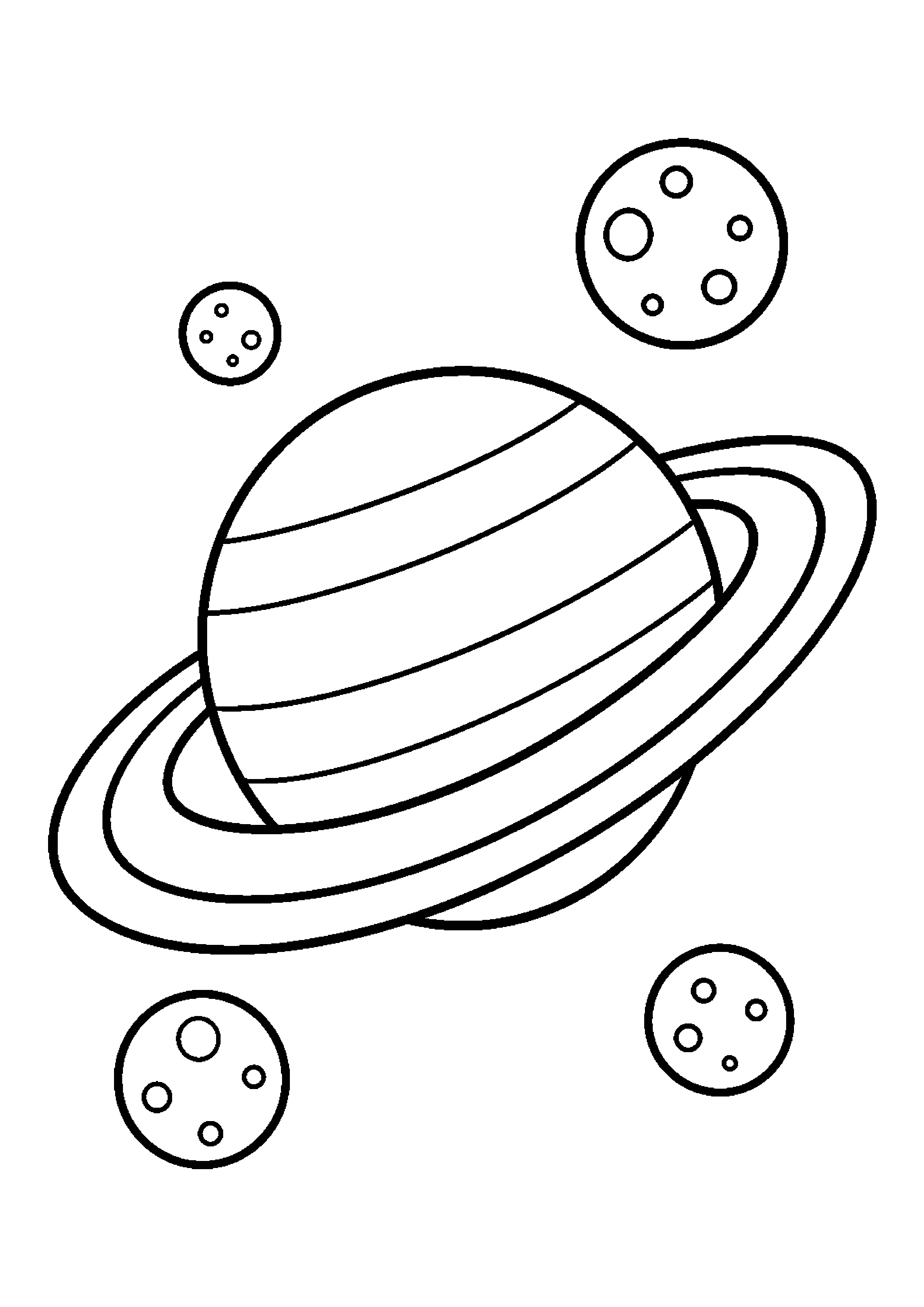 Pierścienie saturna – tworzy spokojną kompozycję astronomiczną