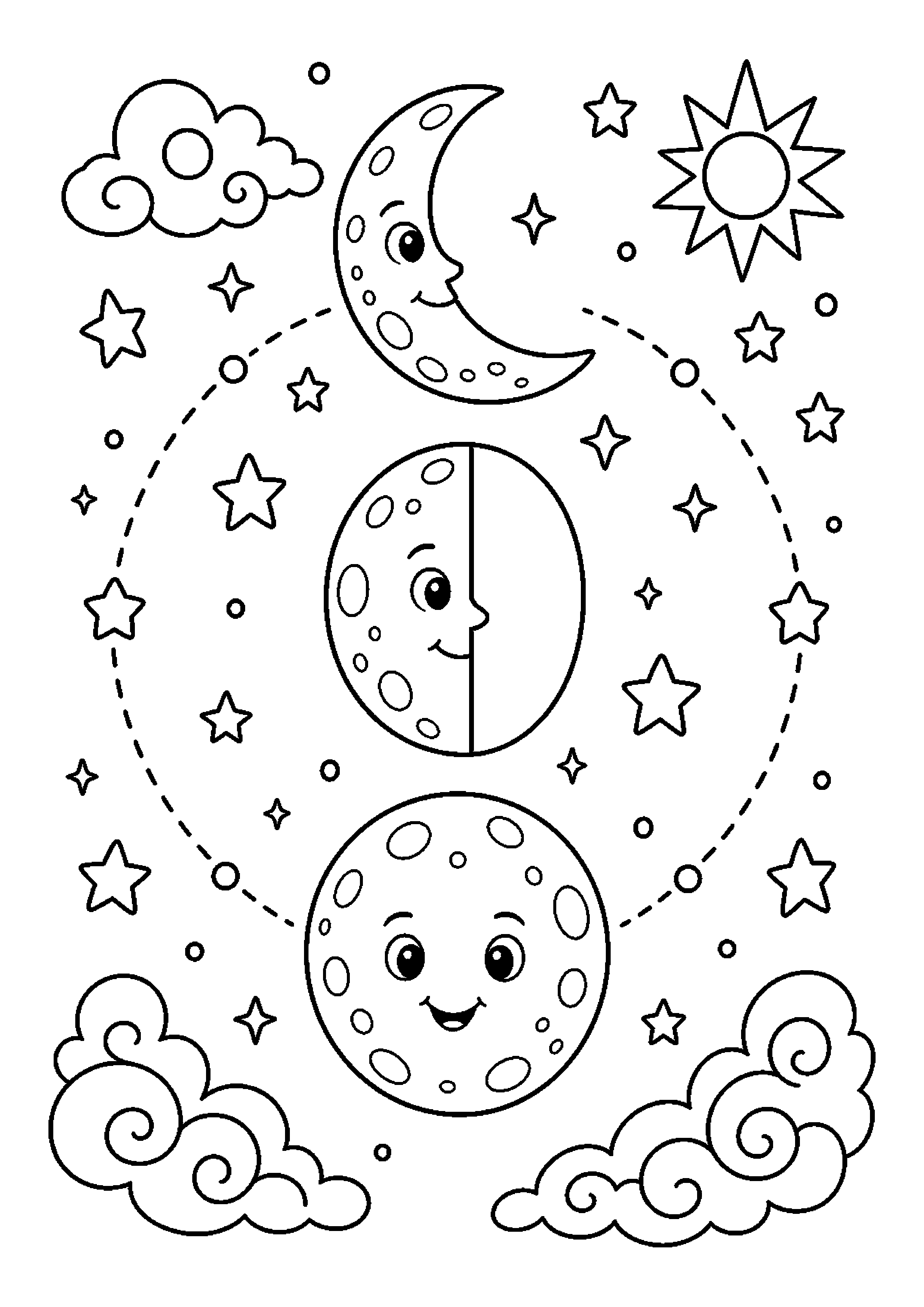 Fazy księżyca – zachęca do poznawania astronomii