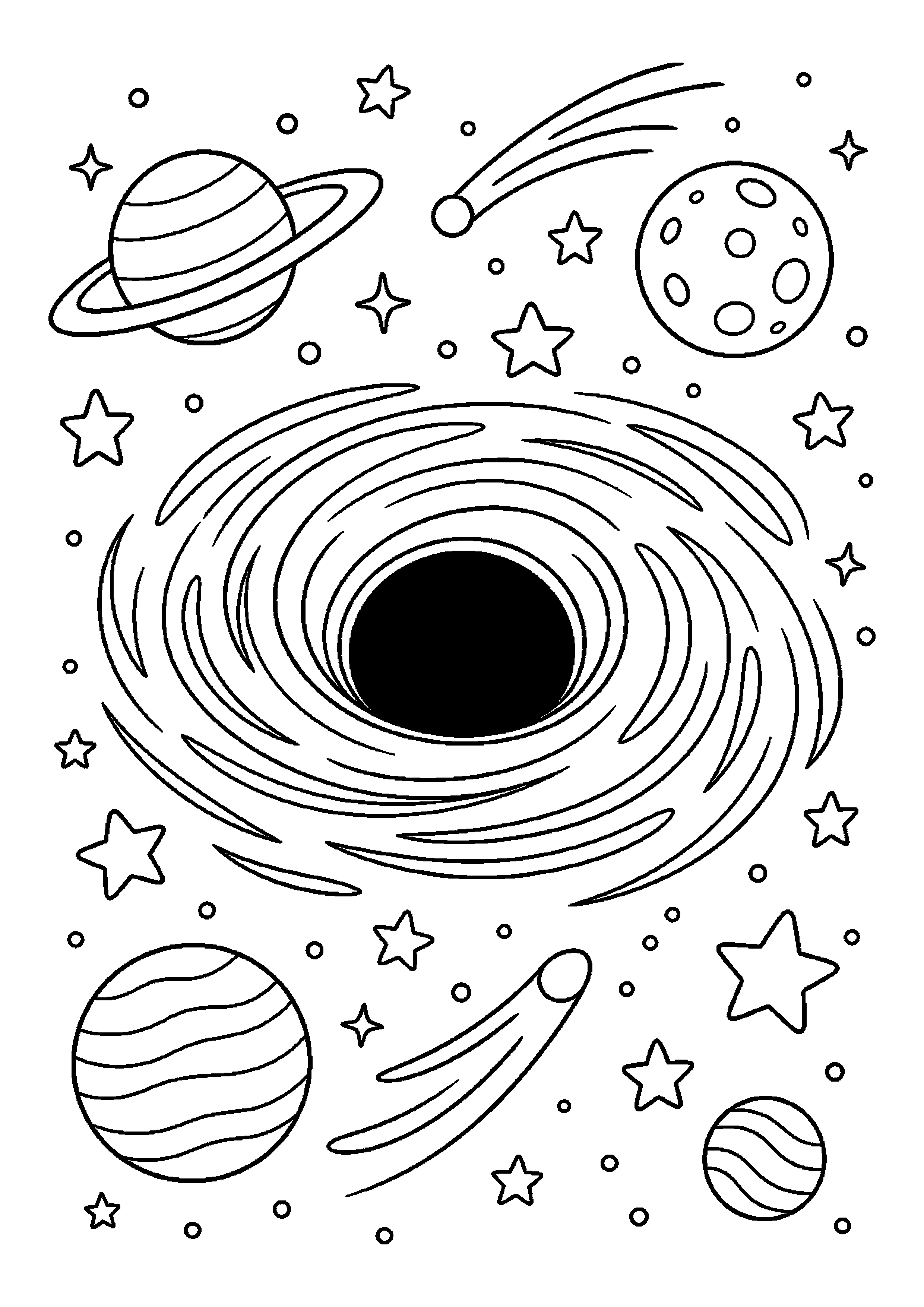 Czarna dziura – zachęca do poznawania astronomii