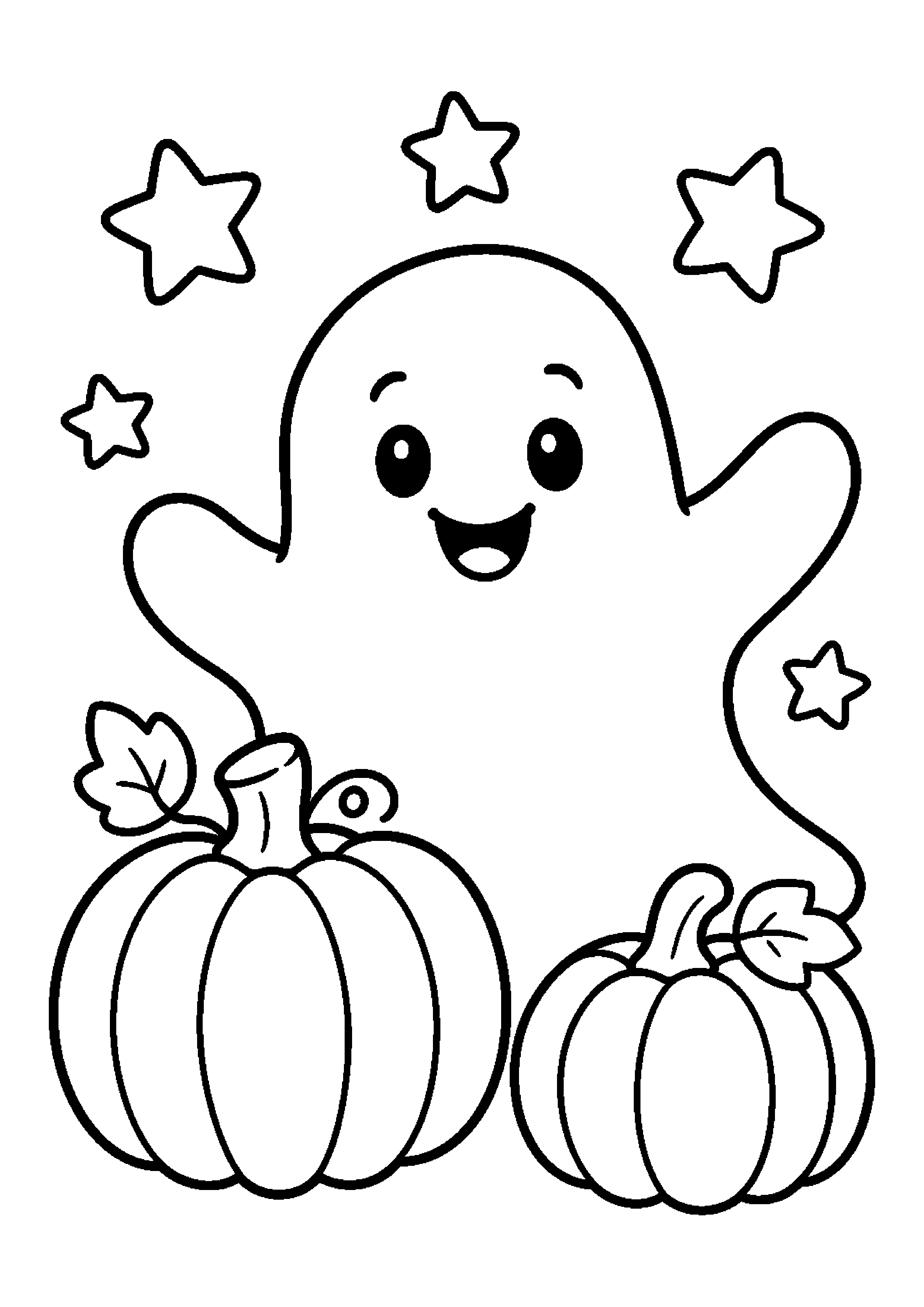 Halloweenowy przyjazny duszek – rodzinna scena