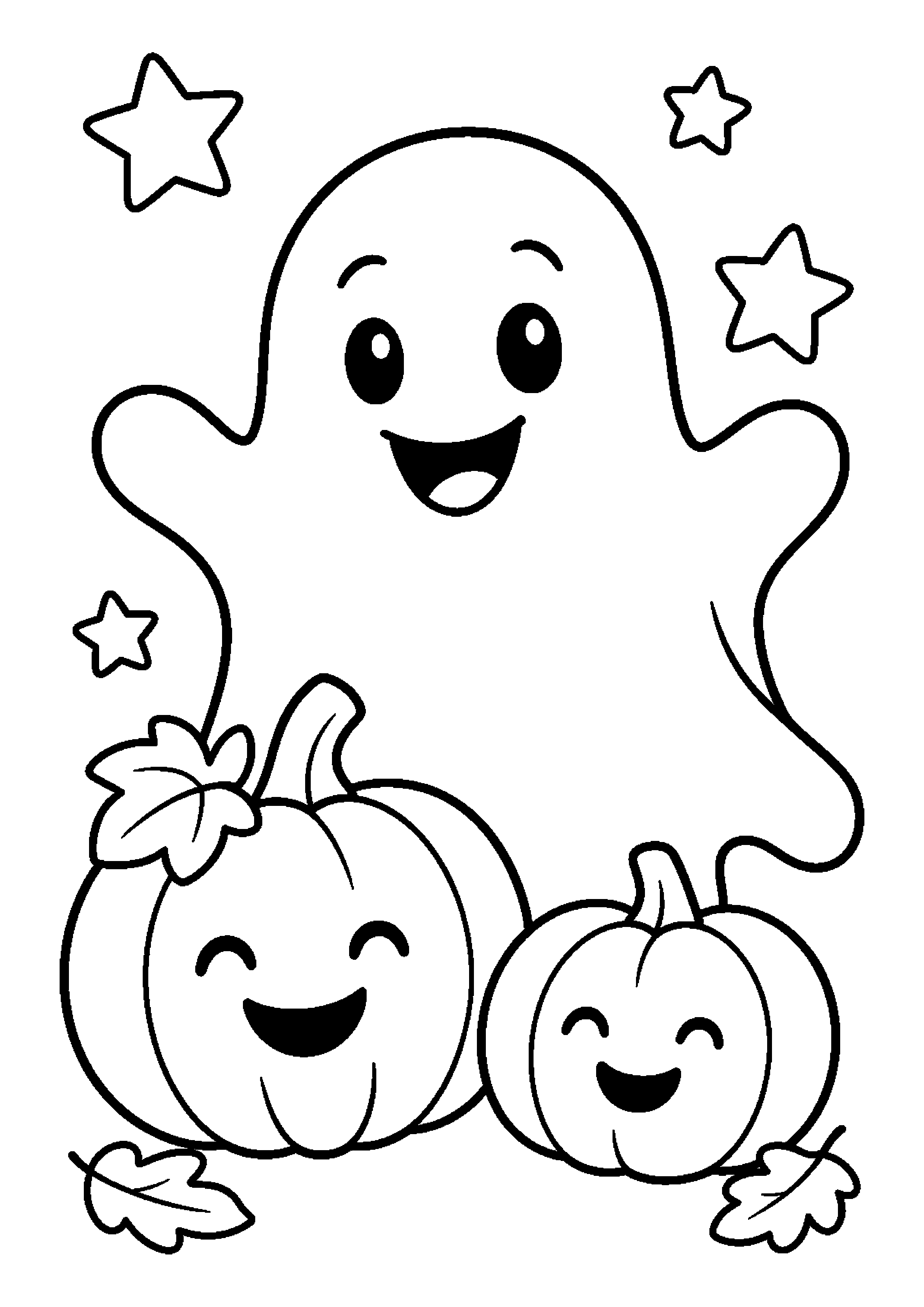 Halloweenowy przyjazny duszek – wersja bogata w detale