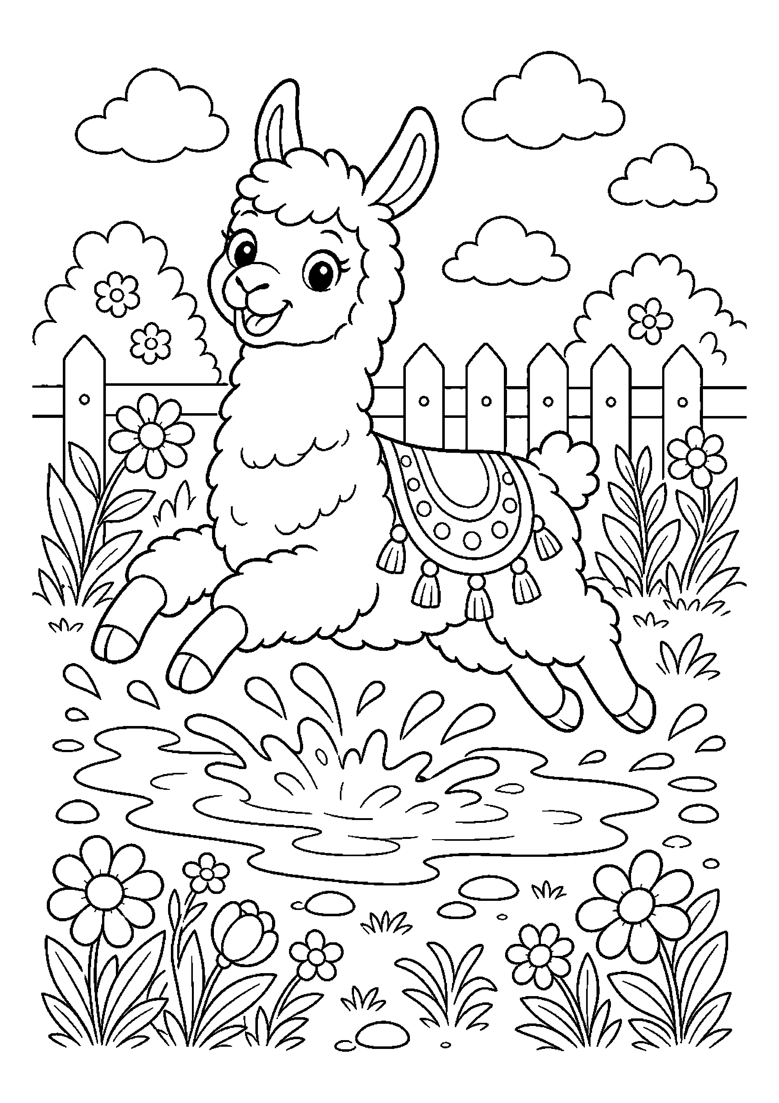 Lama podczas niezwykłej przygody