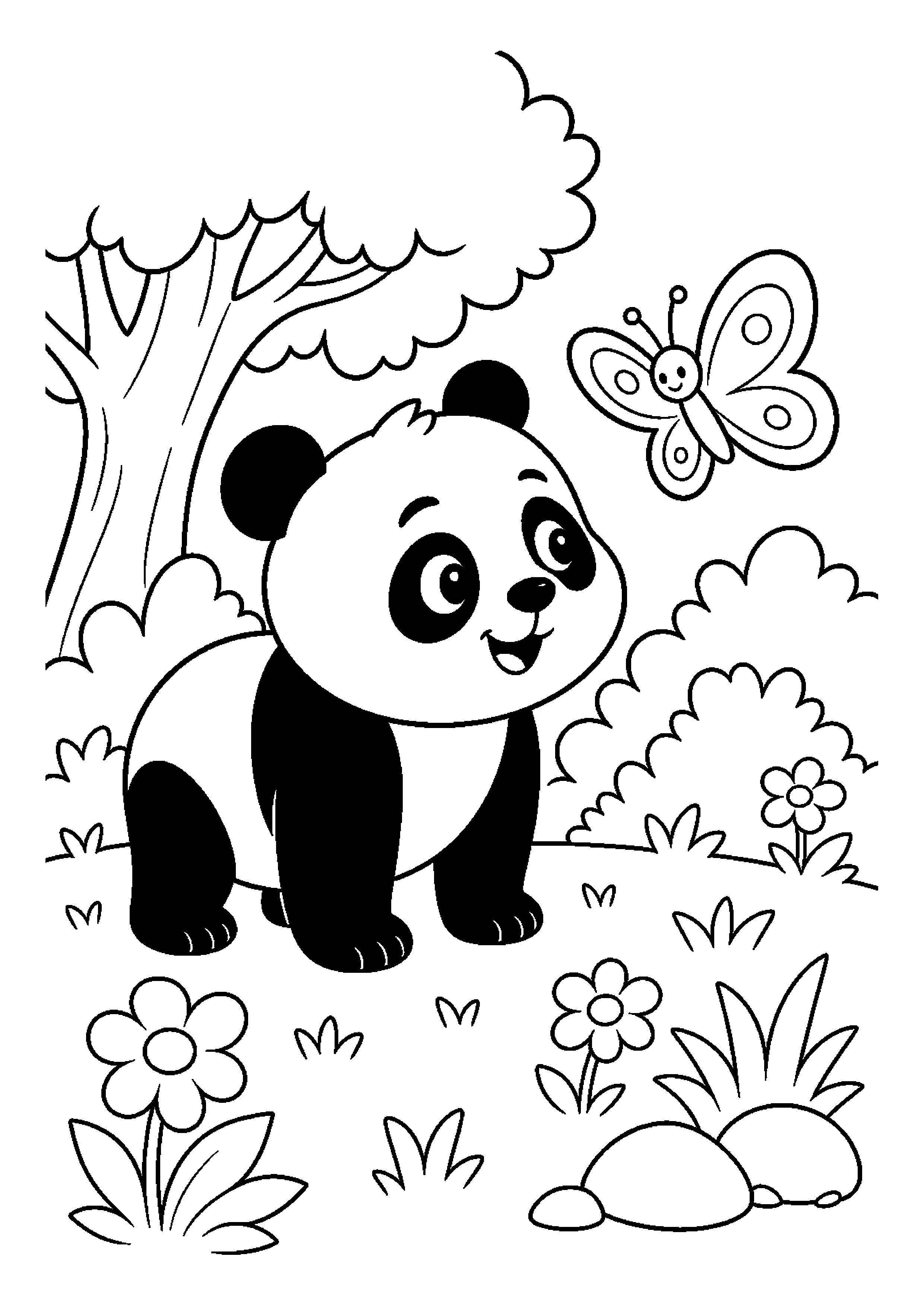 Panda na polanie