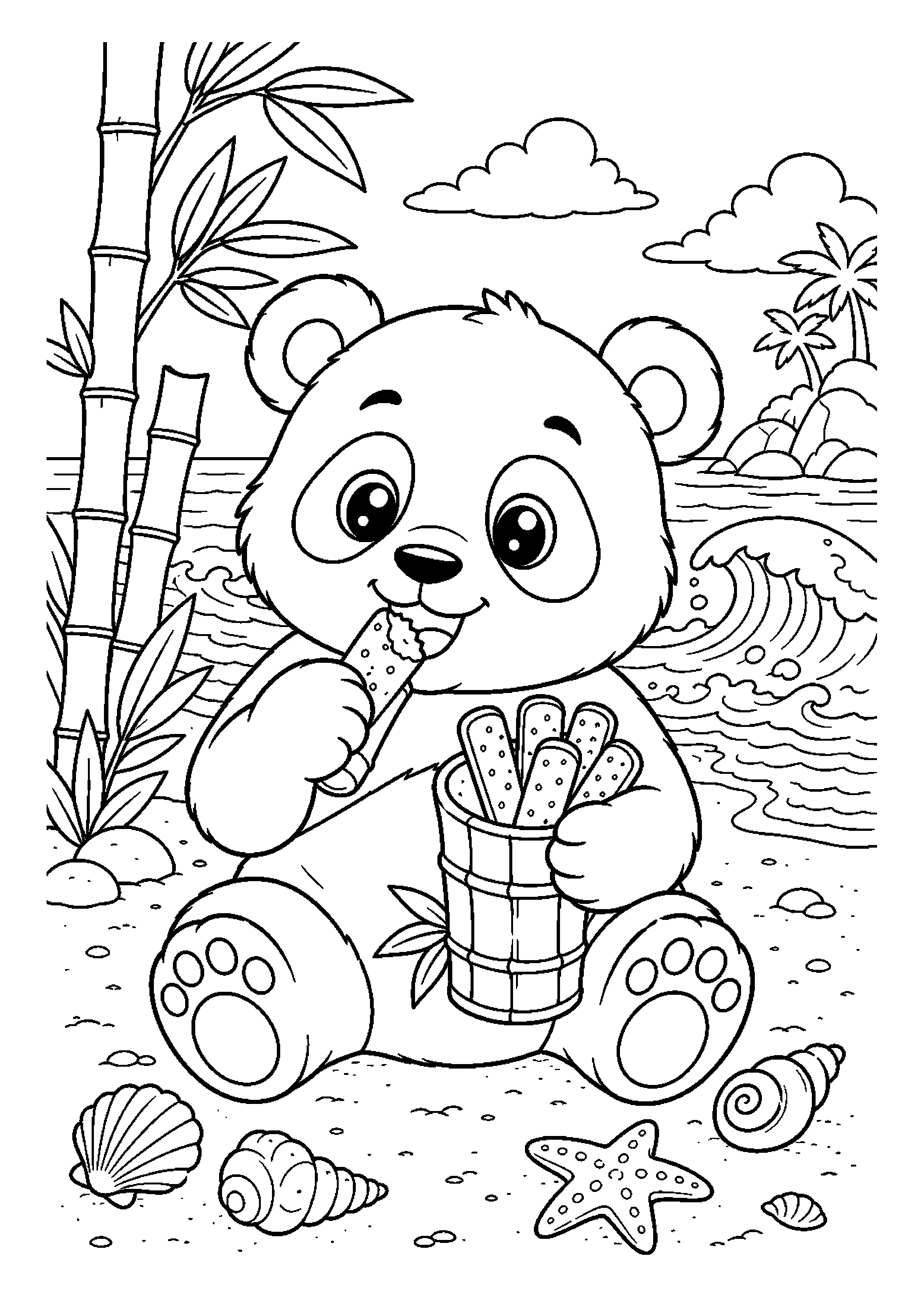 Panda – zjada przysmak