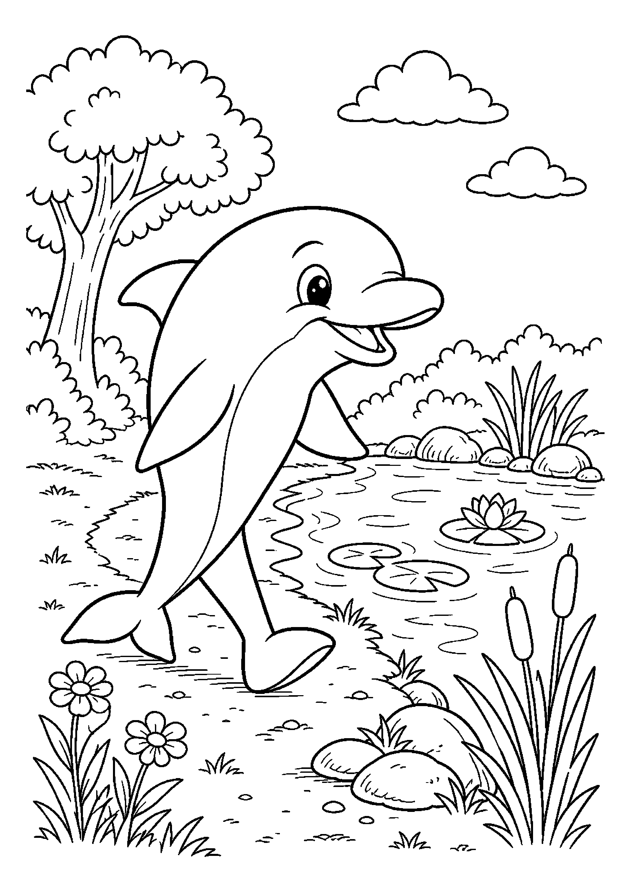 Delfin podczas niezwykłej przygody